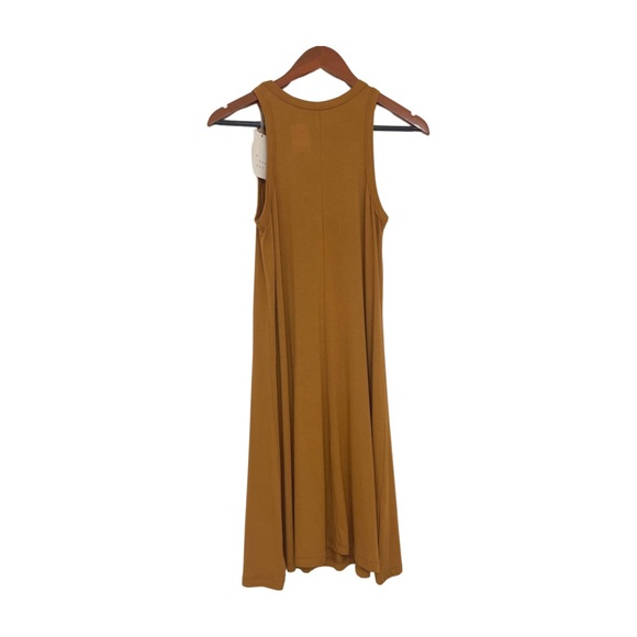 a new day Dresses & Skirts - NWT Rust Midi Sleeveless Crew Neck Dress. Size Small
